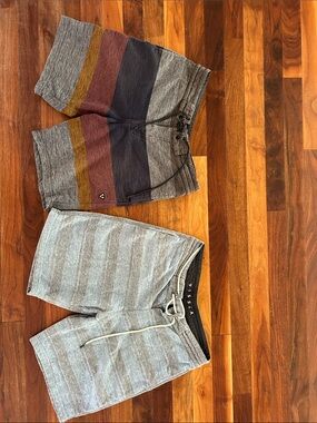 VISSLA boys/teen Striped casual Shorts. Size 28/age 13/14 ish